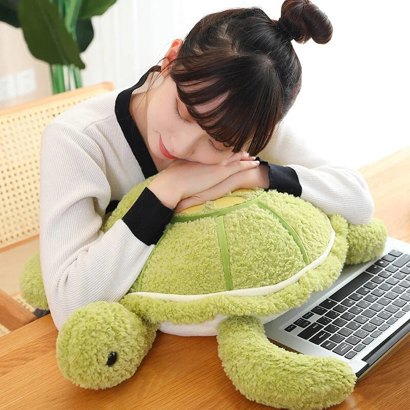 Fluffy Kawaii Green Turtle Stuffed Animals Plushie