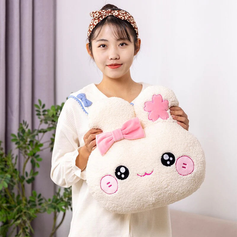 Cuddly Kawaii Bunnies Stuffed Animals Pillow Plushies