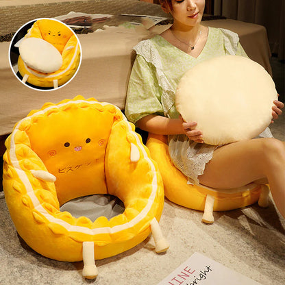 Happy and Angry Kawaii Chair Cushion Stuffed Toy Plushies