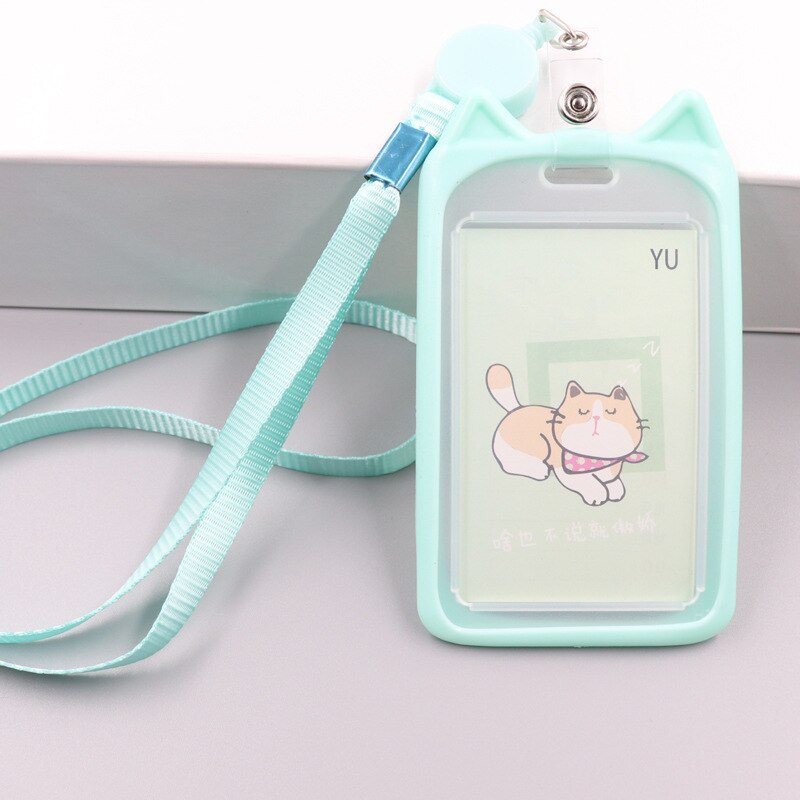 1PC Card Holder with Retractable Reel Lanyard