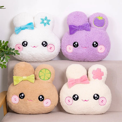 Cuddly Kawaii Bunnies Stuffed Animals Pillow Plushies