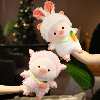 Kawaii Fluffy Cosplay Piggy Plushies