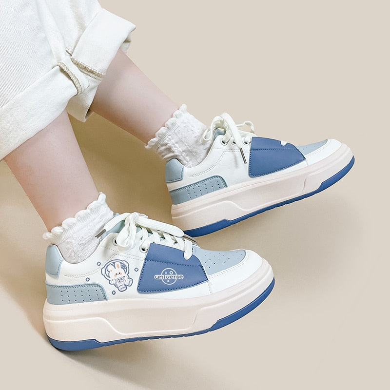 Space Bunny Kawaii Chunky Shoe Sneakers