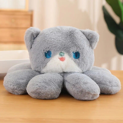 Kawaii Fluffy Cat-topus Plushies
