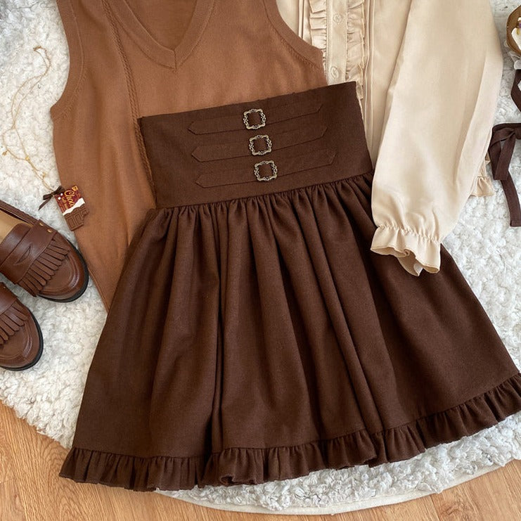 Cute shop brown skirts