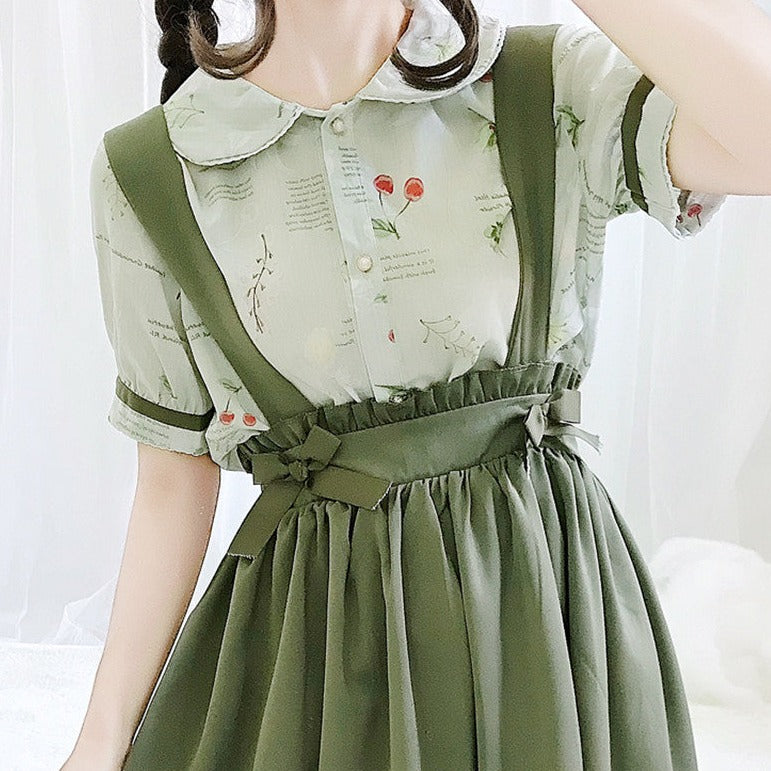 Cute overall outlet skirt