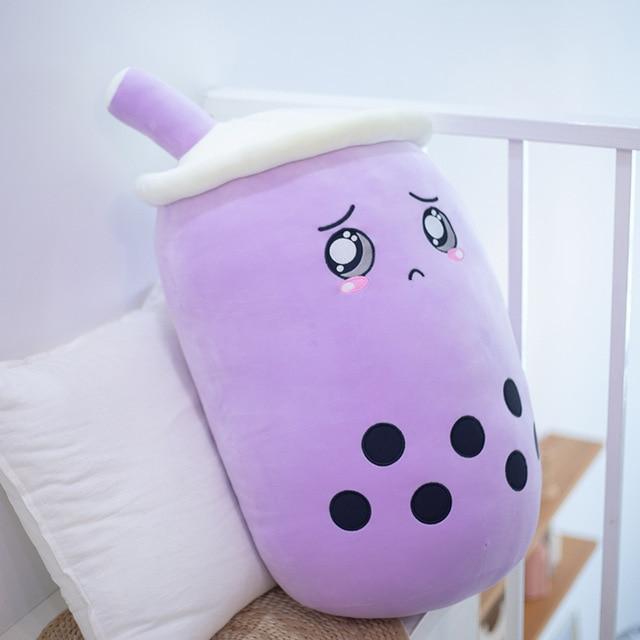 Kawaii Bubble Tea Family Taro & Matcha Plushies Edition