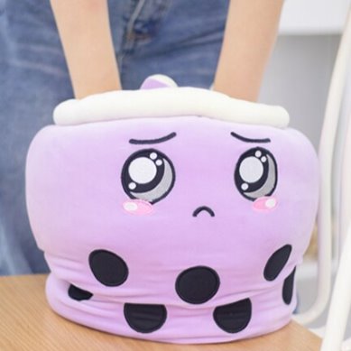 Kawaii Bubble Tea Family Taro & Matcha Plushies Edition