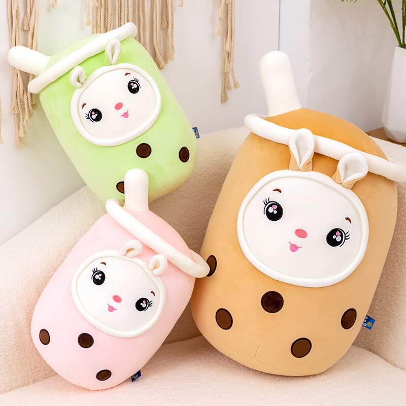 Bunny Bubble Tea Kawaii Stuffed Animals Plushies Collection