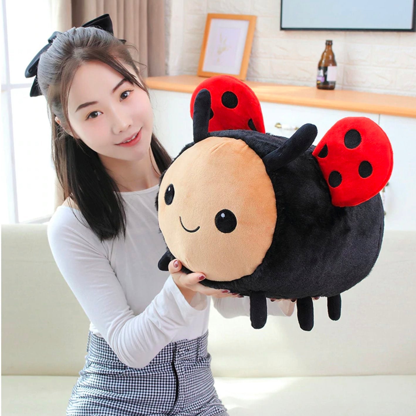 Kawaii Busy Ladybug Bumblebee Plushies