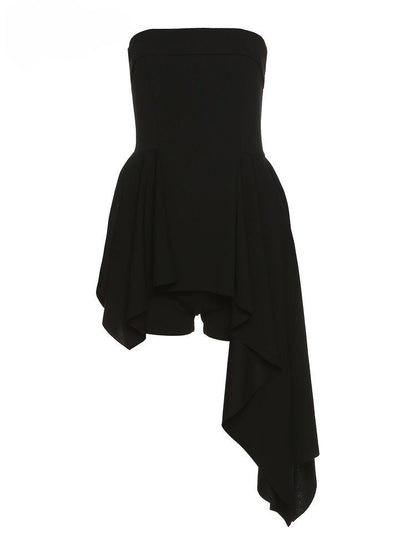 Versatile Mysterious Chic Slim Black Party Dress