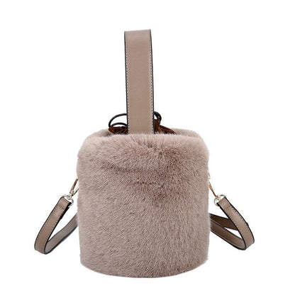 Plush Bucket Women's Strap Plush Bag