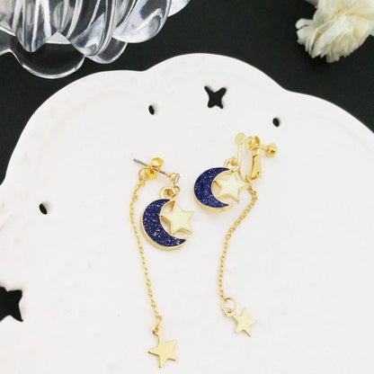 Blue Moon Drop Earrings