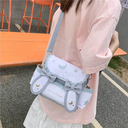 Kawaii Bunny Moon Star Plush Bag - Kawaii Bag