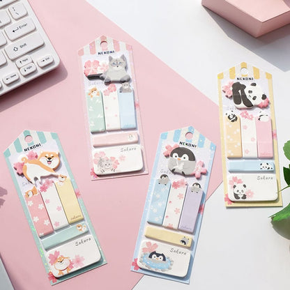 Cute Nekoni Memo Pad Sticky Notes