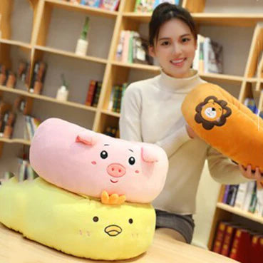 Kawaii Dino Buddies Donut Cushion Plushies
