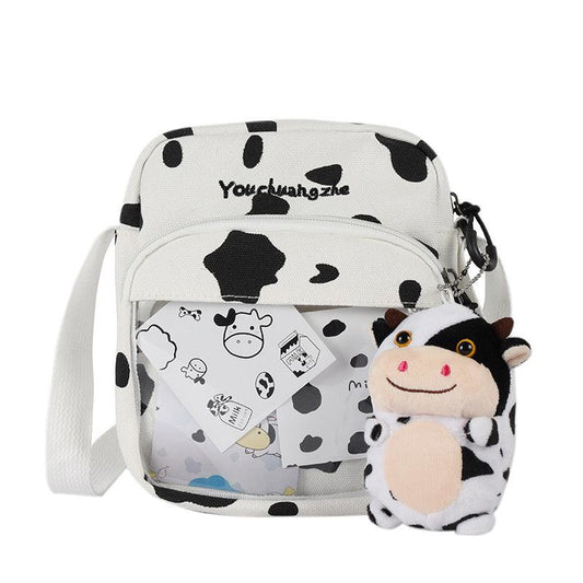 Kawaii Funny Cow Plush Backpack - Kawaii Bag - Kawaii Backpack - Kawaii Mini Backpack