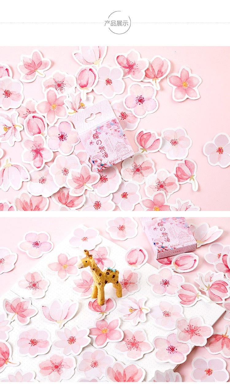 Japanese Sakura Planner Flower Diary Deco