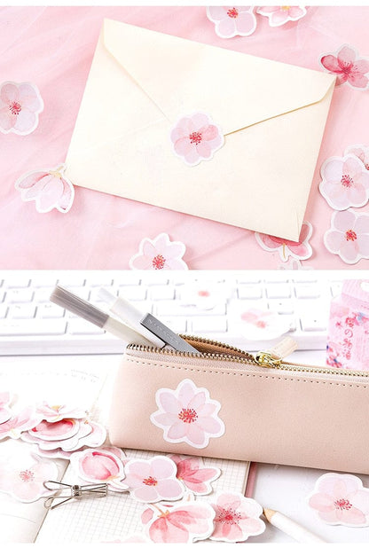 Japanese Sakura Planner Flower Diary Deco