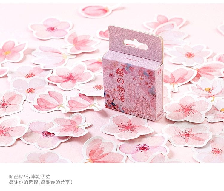 Japanese Sakura Planner Flower Diary Deco