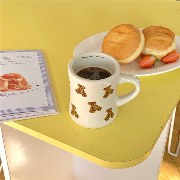 Kawaii Bear Cute Ceramic Coffee Mug