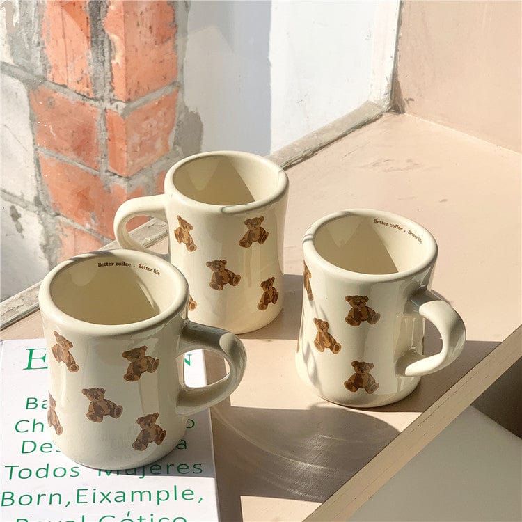 Kawaii Bear Cute Ceramic Coffee Mug