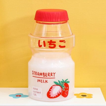 Kawaii Cute Fruity Milk Water Bottle