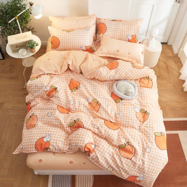 Kawaii Fruit Bedding Sheet Set