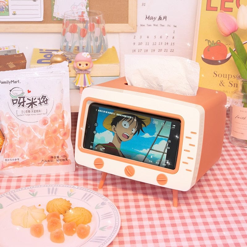 Kawaii TV Tissue Box