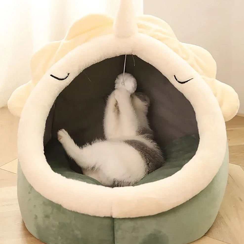 Adorable Cat Dog Pet Beds Hideout Caves