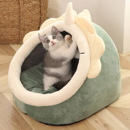 Adorable Cat Dog Pet Beds Hideout Caves