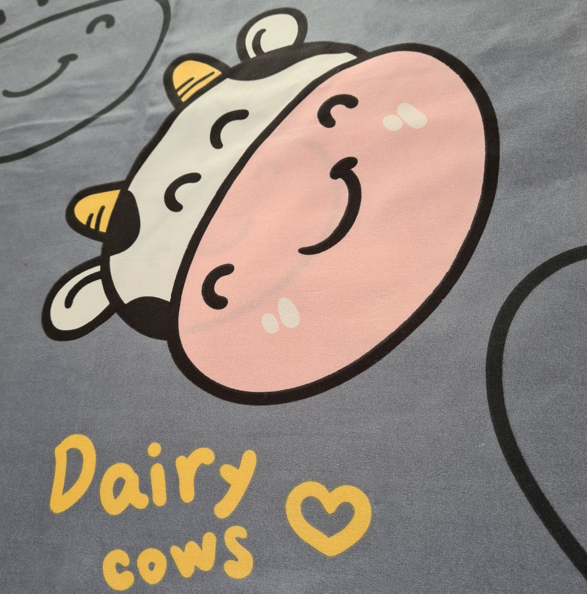 Adorable Happy Cow Bedding Set