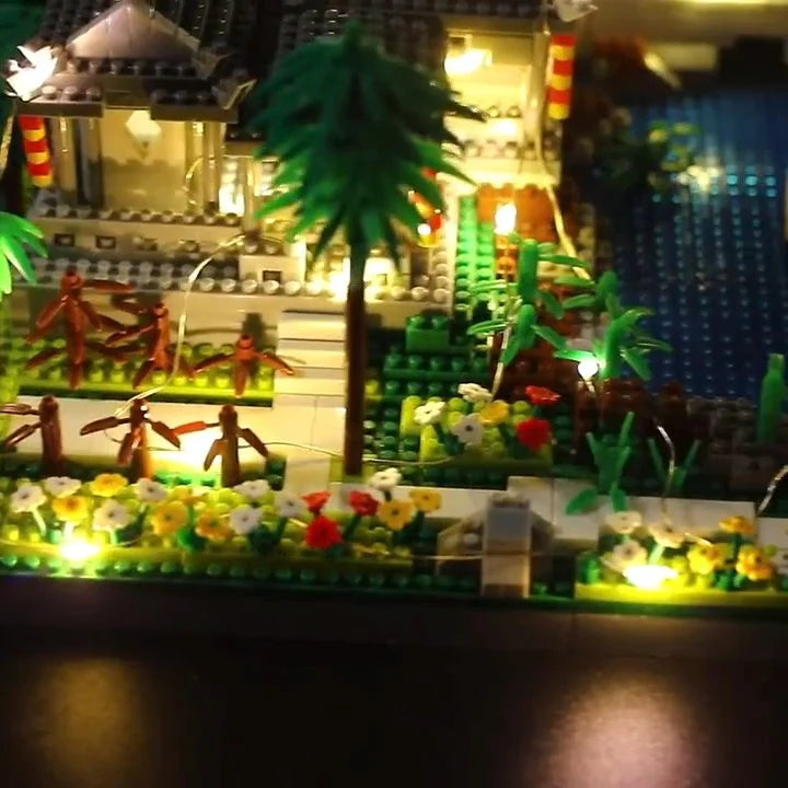 The Ancient Pagoda  Lakeside Village: A Nano Building Block Set