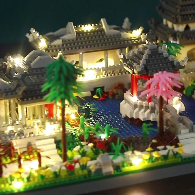 The Ancient Pagoda  Lakeside Village: A Nano Building Block Set