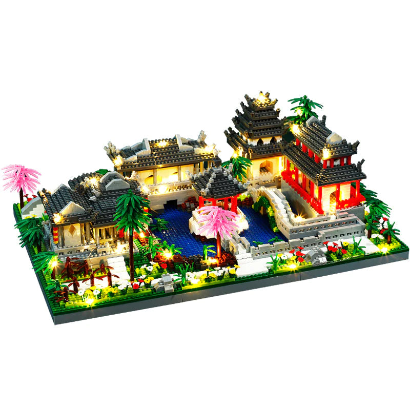 The Ancient Pagoda  Lakeside Village: A Nano Building Block Set