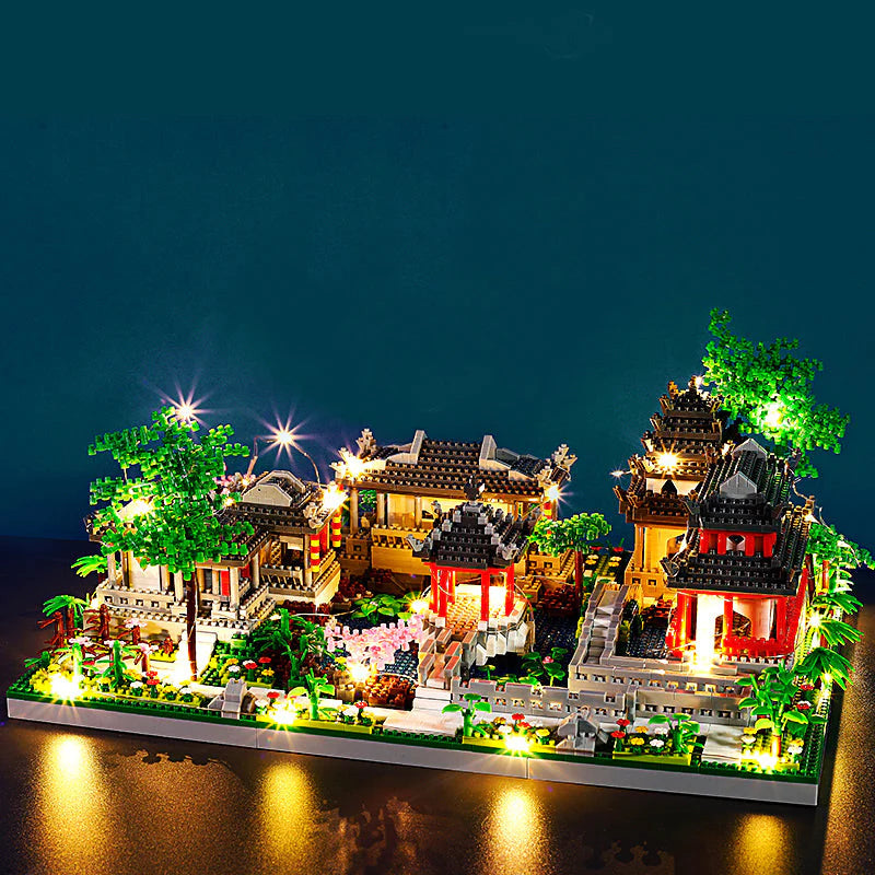 The Ancient Pagoda  Lakeside Village: A Nano Building Block Set