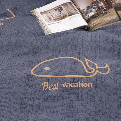 Best Vacation with Little Whale Bedding Set
