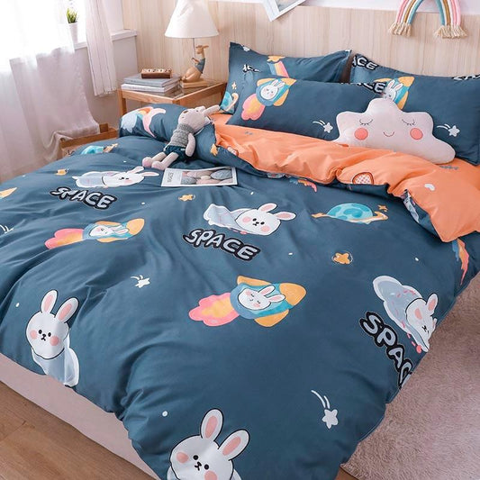 Bunny Space Adventures Bedding Set