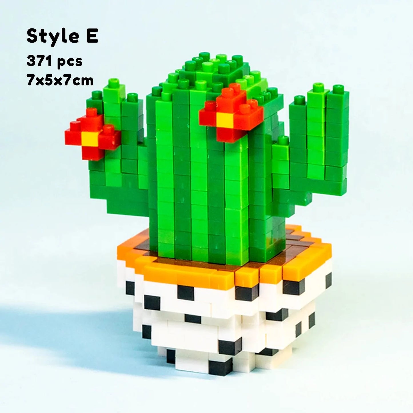 Nano Cactus and Succulent Plant Pot Building Set