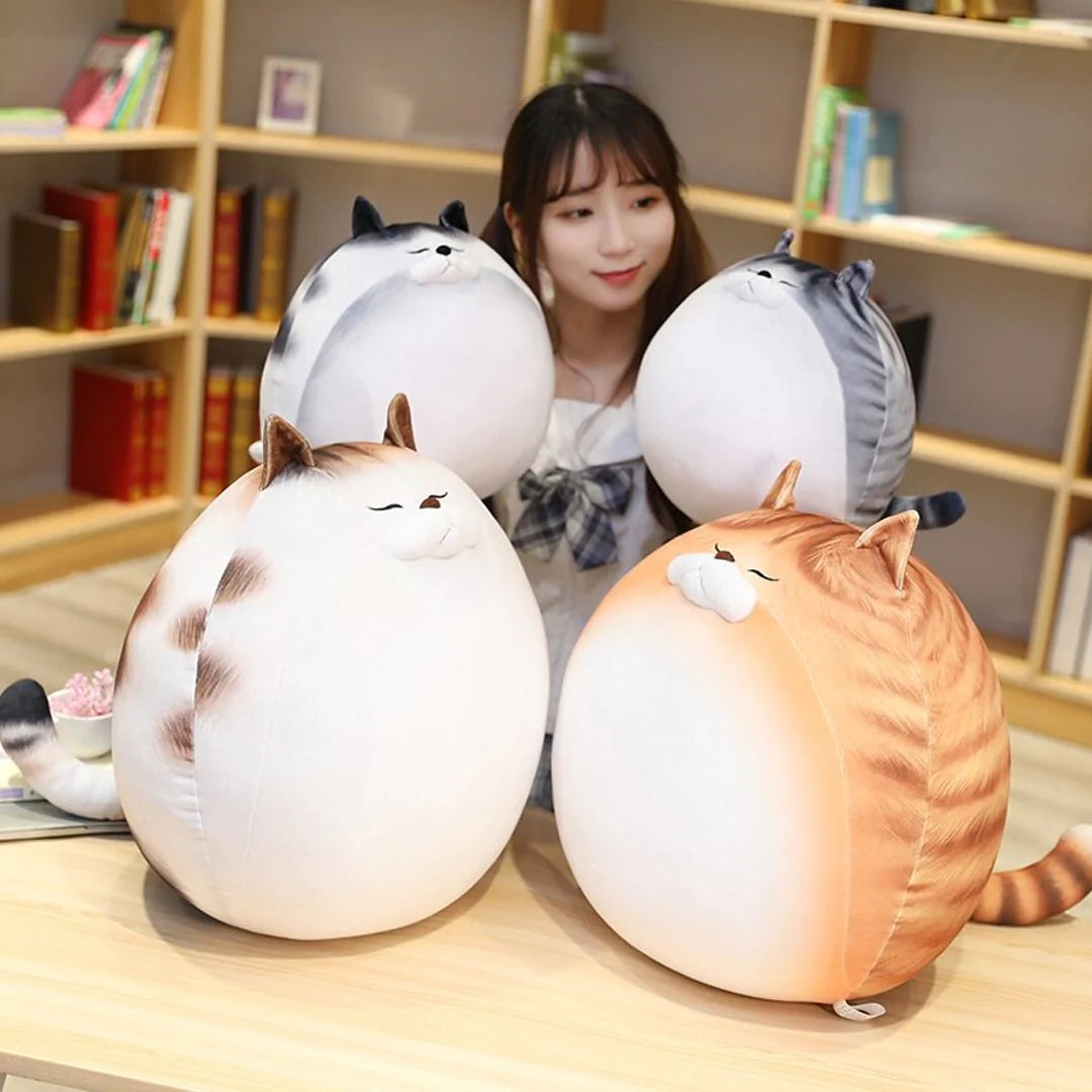 Kawaii Chonky Cat Crew Plushies