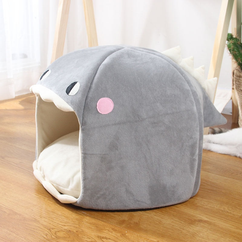 Chonky Kawaii Dinosaur Cave Cat Dog Bed