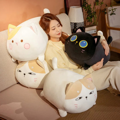 Kawaii Chubby Cat Martha Tabby Kiki Plushies Crew