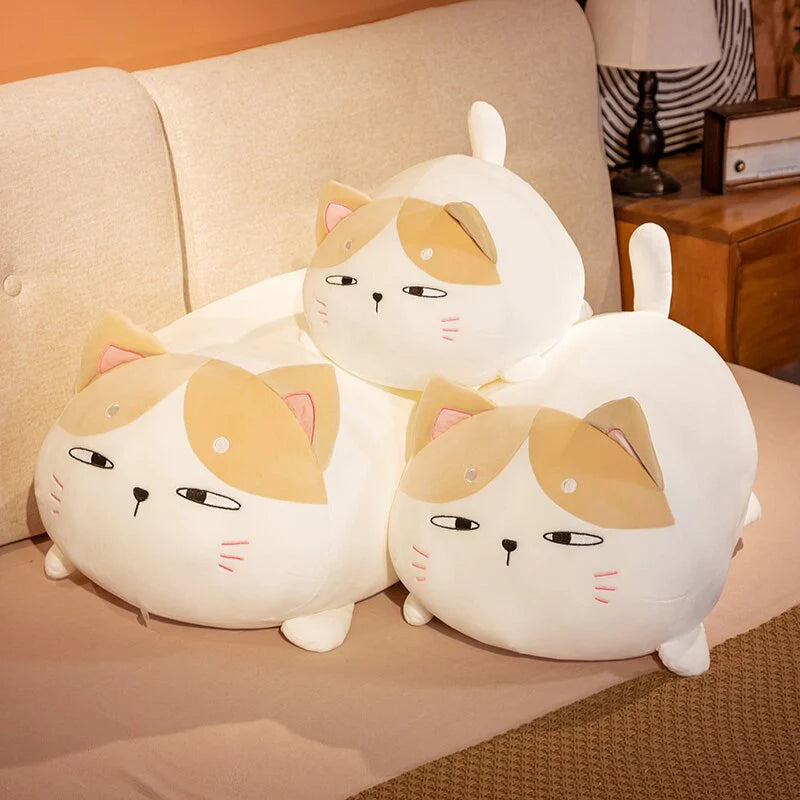 Kawaii Chubby Cat Martha Tabby Kiki Plushies Crew