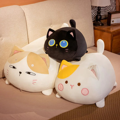 Kawaii Chubby Cat Martha Tabby Kiki Plushies Crew