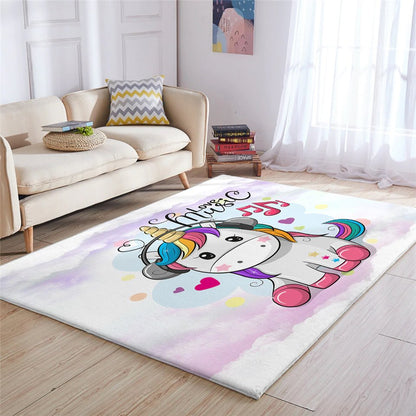 Magical Steps: Enchanting Colorful Unicorn Mat Collection