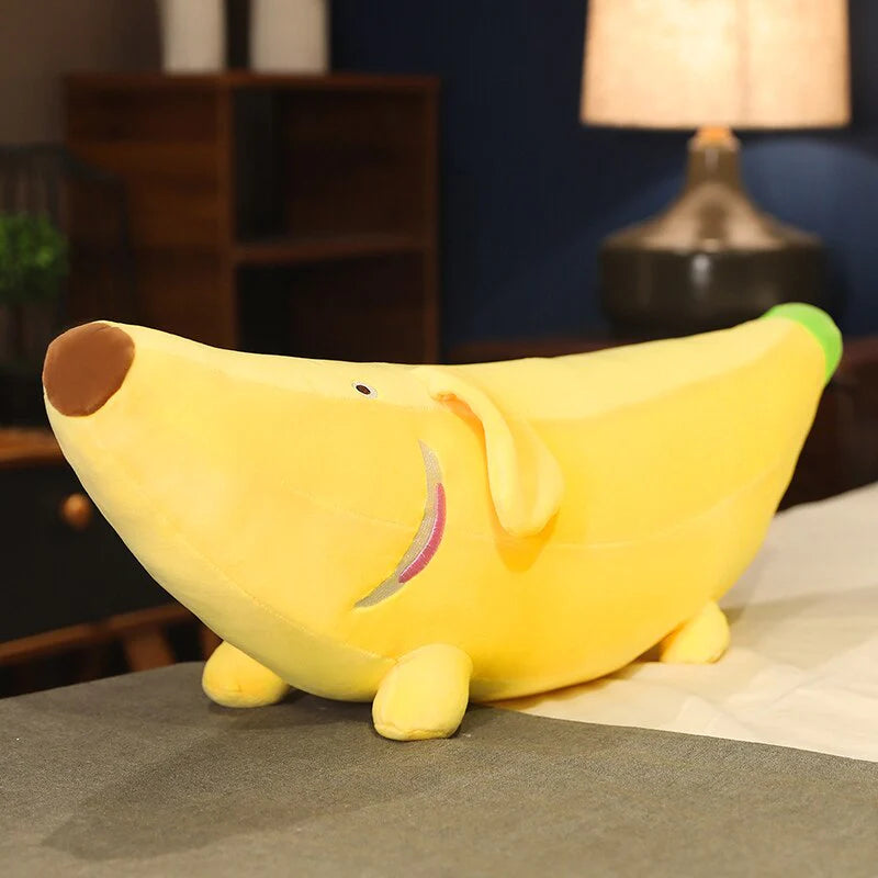 Kawaii Banana Dog Stuffed Toy Plushies