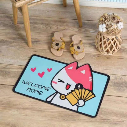 Cute Cat Bathroom Mat