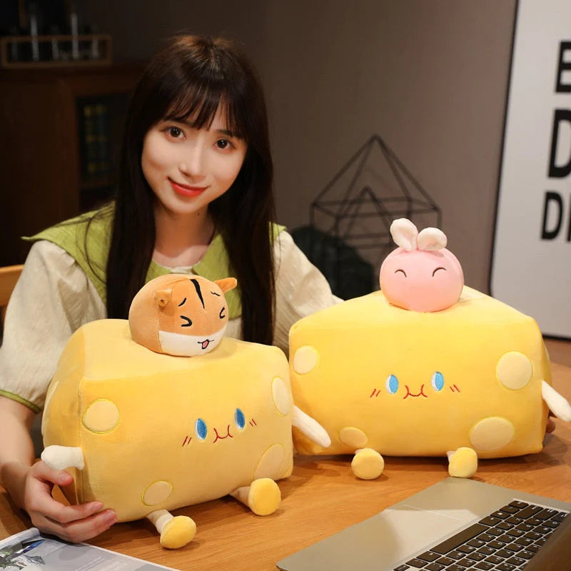 Kawaii Cheese Block Plushies