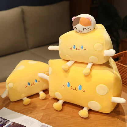 Kawaii Cheese Block Plushies