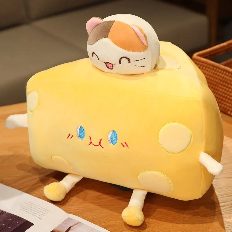 Kawaii Cheese Block Plushies